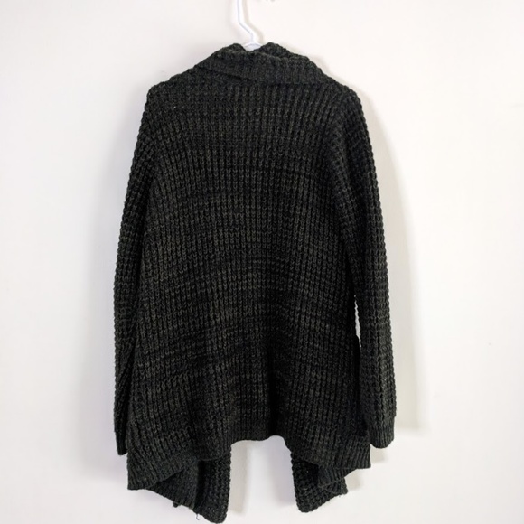 REVOLVE Manon Chunky Black Knit Open Cardigan - Picture 6 of 8